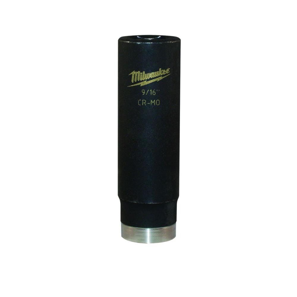 Milwaukee® SHOCKWAVE™ 49-66-4465 Deep Well Thinwall Impact Socket, 1/2 in Square Drive, 5/8 in Impact Socket, 6 Points